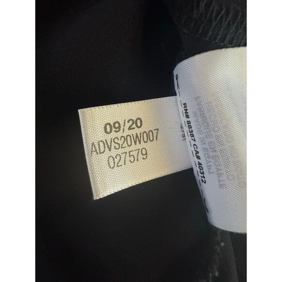 Adidas Golf Woven Womens Jacket Large Black Full Zip Pockets Lightweight Walking - Picture 7 of 12